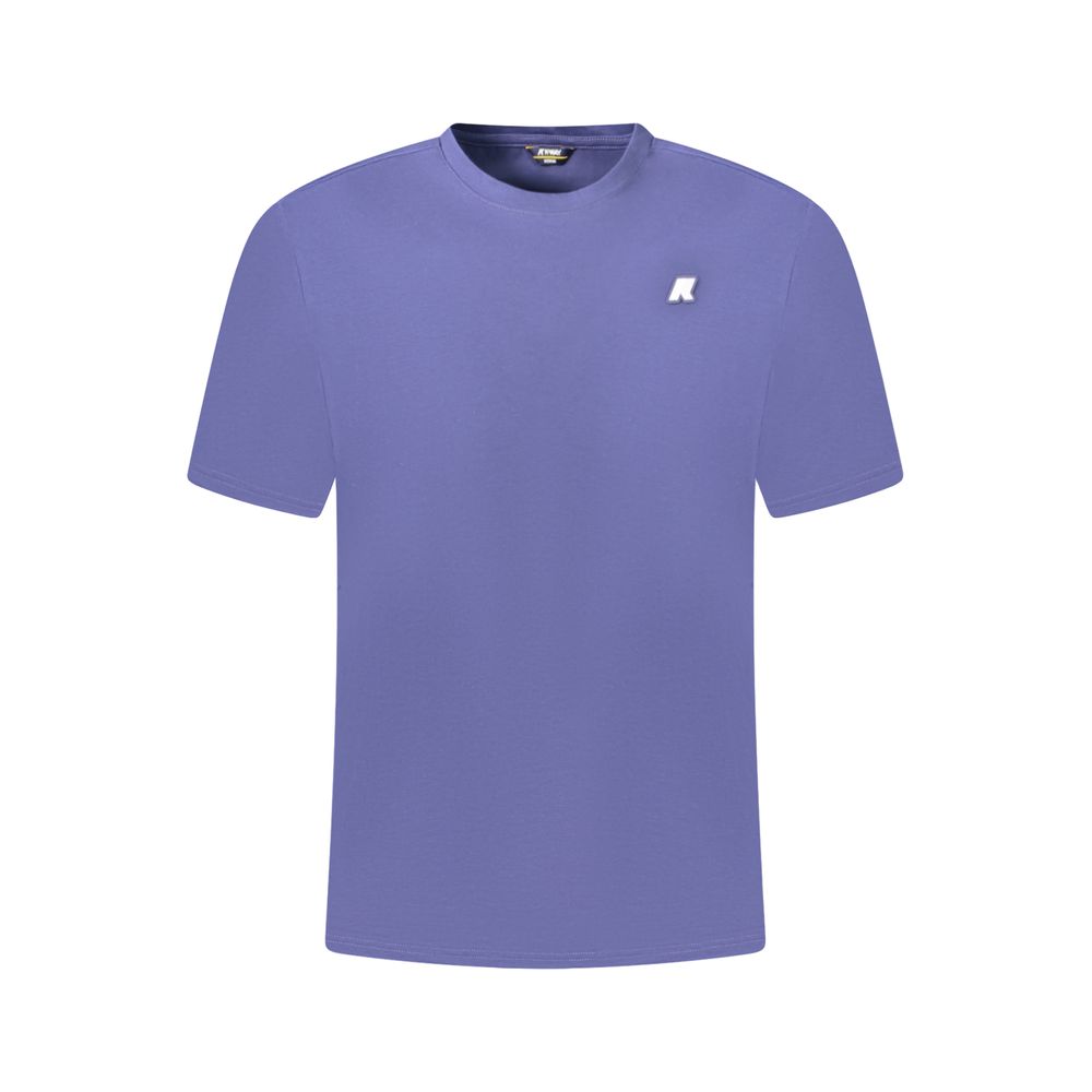 K-WAY Blue Cotton Men T-Shirt