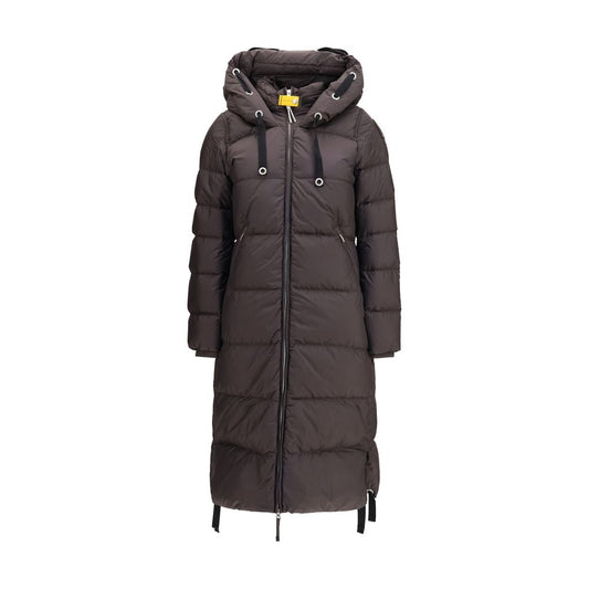 Hooded Puffer Jacket by Parajumpers for women in nylon & goose-down purple features a city-ready silhouette, detailed with lightweight, pockets, hooded & insulated and a city-ready hooded neckline.