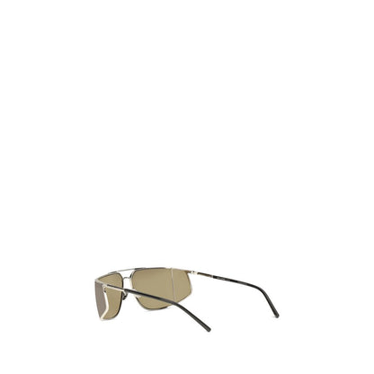 Sunglasses by Saint Laurent for women in cotton gray, silver & signature features an timeless with silver coloured frame frames and for a timeless finish.