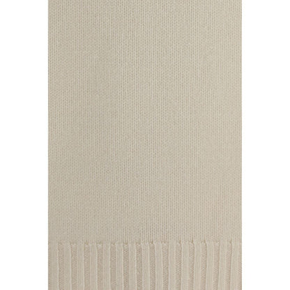 Umit Benan White Cashmere Turtleneck