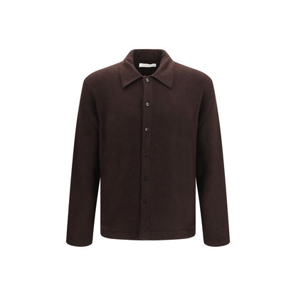 Sweater by Umit Benan for men in cashmere & silk brown & pearl features an tactile silhouette, showcasing a sophisticated and tactile for a refined finish.