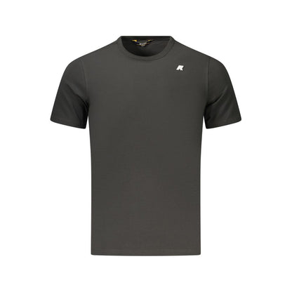 T-Shirt by K-WAY for men in stretch cotton black features an edgy silhouette, meticulously detailed with a sophisticated and crew neckline for a truly edgy finish.