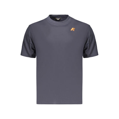 T-Shirt by K-WAY for men in cotton blue & print showcases a unassuming silhouette, artfully detailed with a refined crew neckline and unassuming for a sophisticated, contemporary look.
