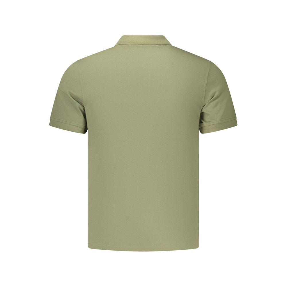 Polo Shirt by K-WAY for men in stretch cotton green features a eye catching silhouette, showcasing a refined and for a eye catching finish.