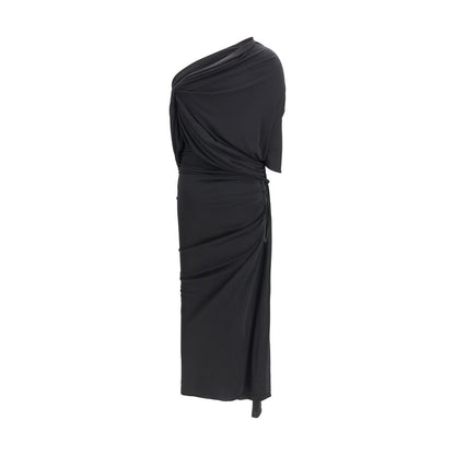 Balenciaga Black Viscose Cocktail Dress