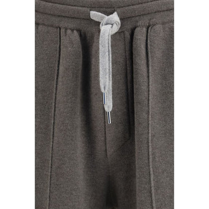 Brunello Cucinelli Bicolor Cashmere Athletic Pants