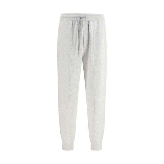 Joggers by Brunello Cucinelli for men in cashmere polyamide & elastane gray features an sophisticated and regular-fit with a precise long, creating a sophisticated and sophisticated silhouette.