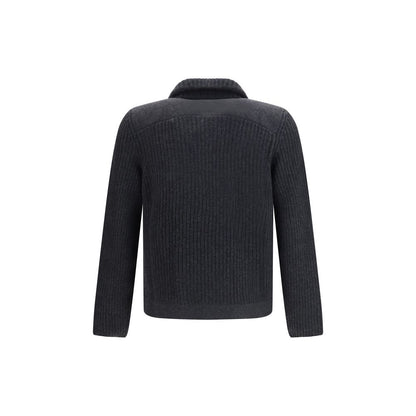 Brunello Cucinelli Men's Regular Fit Cashmere Cardigan - Gray