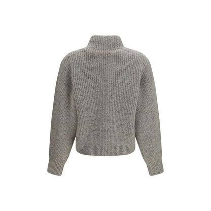 Fabiana Filippi Gray Wool Oves Aries Sweatshirt