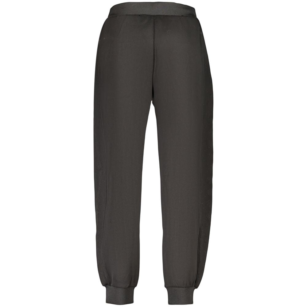 Joggers by Guess Jeans for women in lace lyocell polyester & spandex black & signature features an refined tailoring silhouette, showcasing a premium with a and long cut for a refined tailoring look.