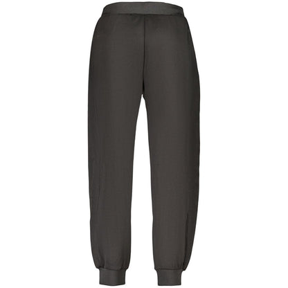 Joggers by Guess Jeans for women in lace lyocell polyester & spandex black & signature features an refined tailoring silhouette, showcasing a premium with a and long cut for a refined tailoring look.