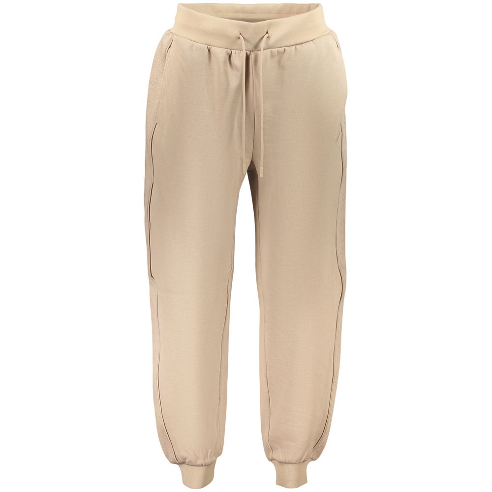 Guess Jeans Beige Lyocell Womens Trousers