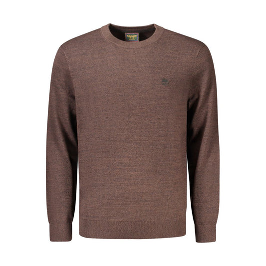 Sweatshirt by Timberland for men in cotton brown features an exquisite silhouette, showcasing and round crew neckline details for a exquisite look.