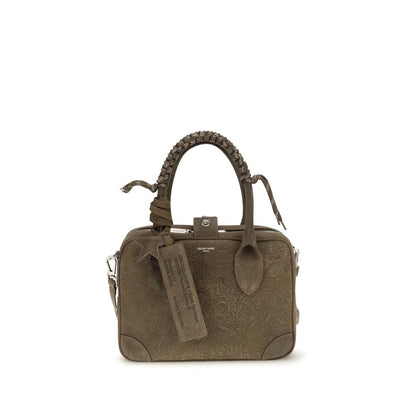 Handbag by Golden Goose for women in bos taurus calf leather military-green features a signature silhouette, showcasing a secure and signature with versatile for a sophisticated look.