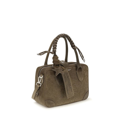 Handbag by Golden Goose for women in bos taurus calf leather military-green features an refined silhouette, showcasing a secure , ample , and versatile for a sophisticated refined aesthetic.