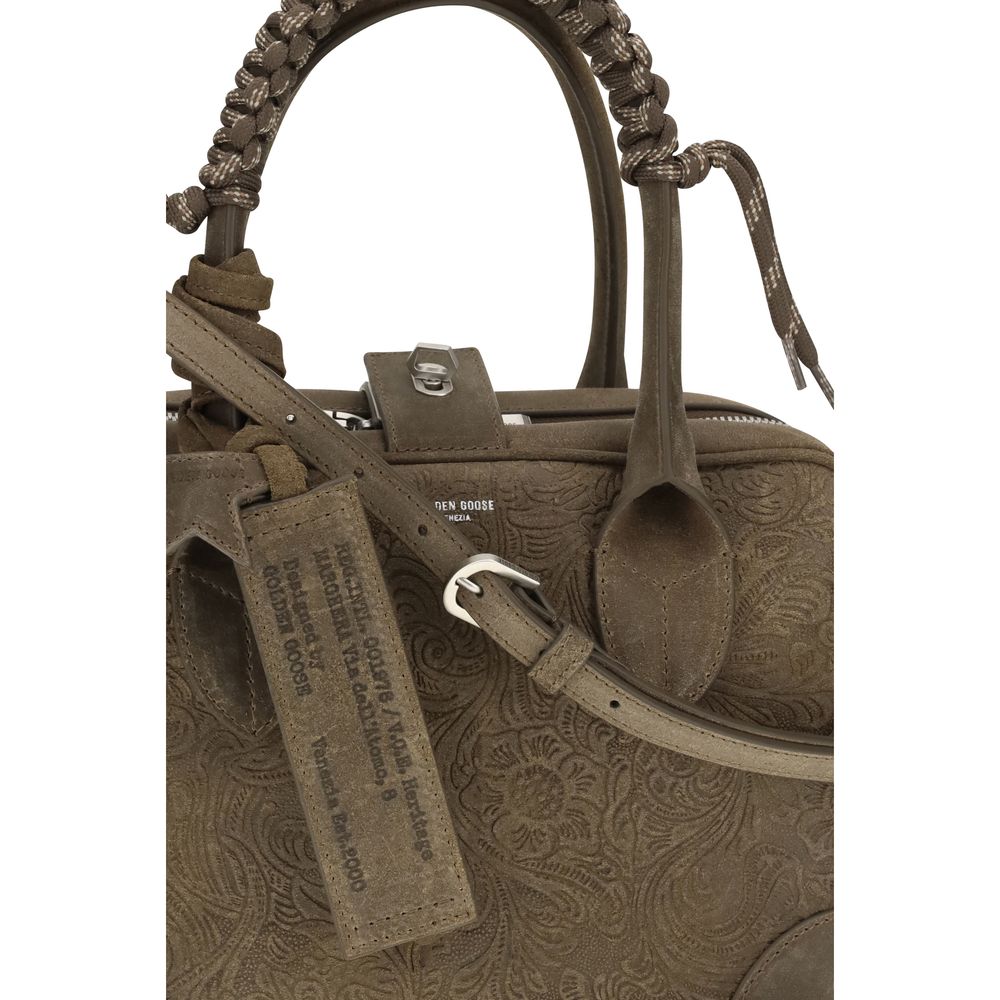 Handbag by Golden Goose for women in bos taurus calf leather military-green features a refined silhouette, showcasing a secure , organized , and versatile for a refined finish.