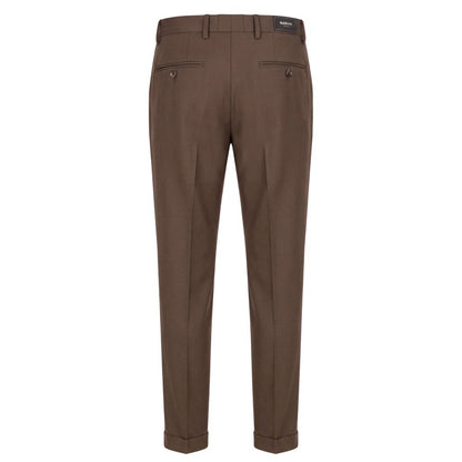 Baldinini Trend Brown Viscose Men Pants