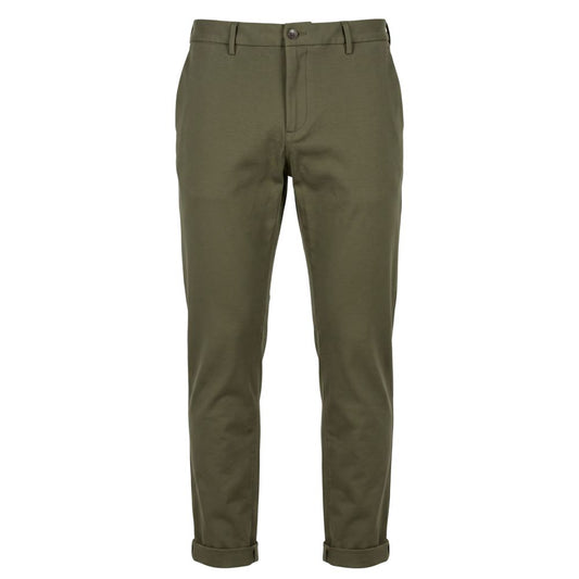 Trousers by Baldinini Trend for men in viscose bicolour & green presents a perennial silhouette, meticulously tailored with a cut, long finish, and an elegant .