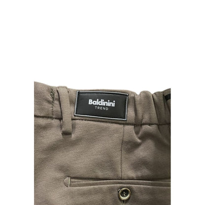 Baldinini Trend Grey Viscose Men Pant