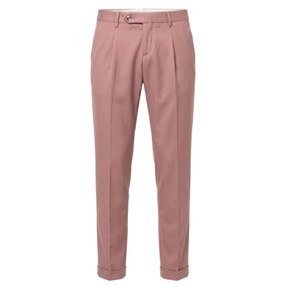 Baldinini Trend Pink Viscose Men Pant