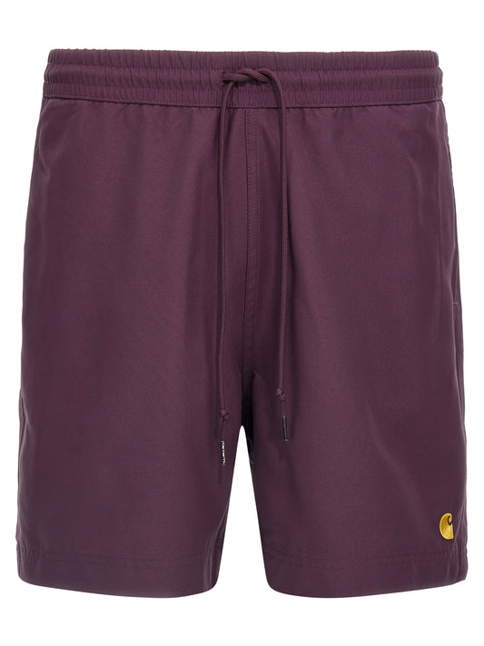 Short Trousers by Carhartt Wip for men in polyester & mesh purple, featuring a effortlessly chic and short with a effortlessly chic .