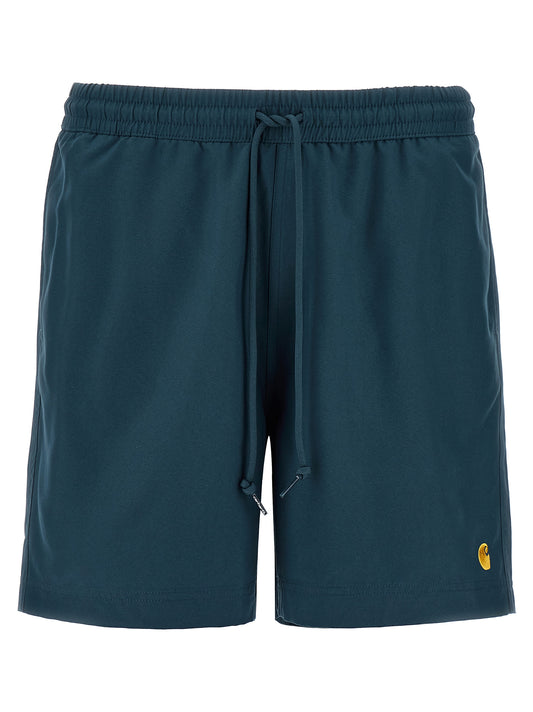 Short Trousers by Carhartt Wip for men in polyester blue features an effortlessly chic with a short and that creates a effortlessly chic and tailored silhouette.