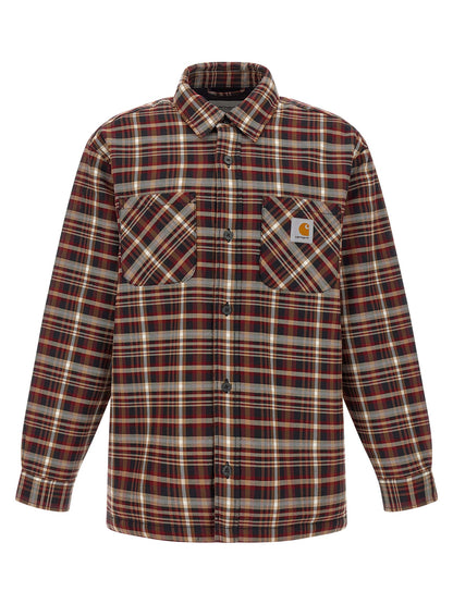 Carhartt Wip Red Cotton Pattern Shirt