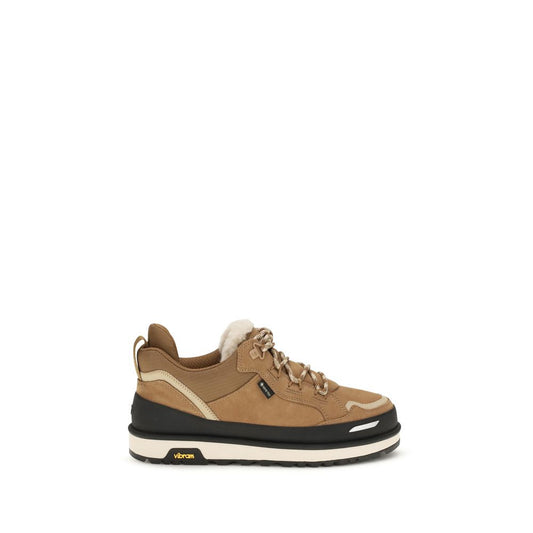Athletic Sneakers UGG men bos taurus calf leather brown, natural & signature featuring a avant-garde Men's Athletic Bos Taurus Calf Leather Sneakers design with a avant-garde athletic style for a refined finish.