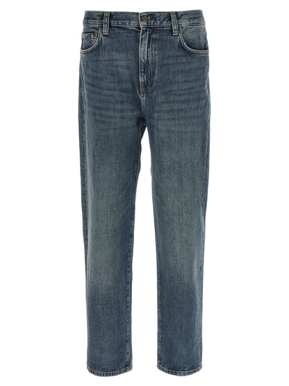 Carhartt Wip Blue Cotton Tapered Jeans