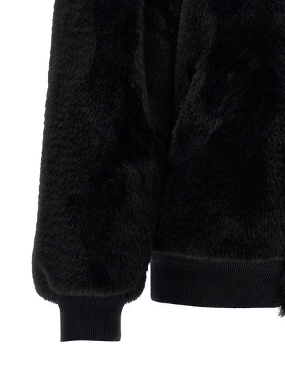 Prada Black Recycled Polyamide Bomber