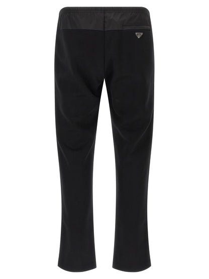 Prada Black Cotton Joggers (Workout Pants)