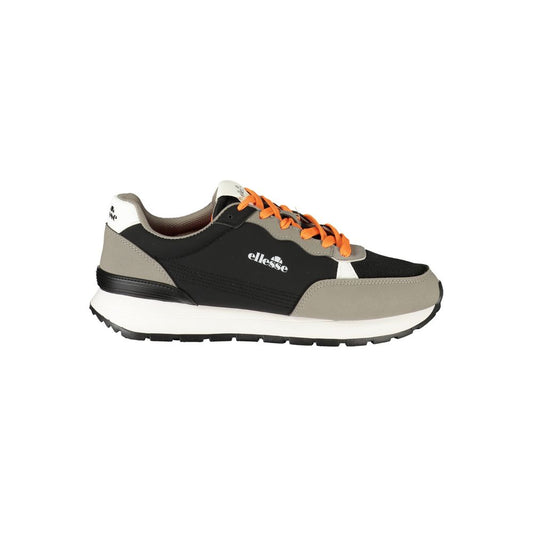 Athletic Sneakers Ellesse men polyester & polyurethane black, gray, orange & print featuring a avant-garde Men's Athletic Polyester & Polyurethane Sneakers design with a avant-garde athletic style for a refined finish.