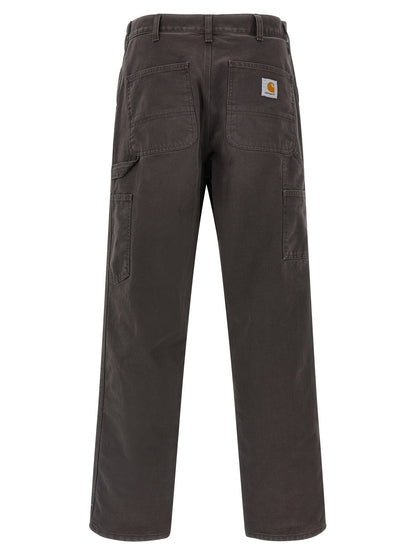 Carhartt Wip Brown Organic Cotton Casual Pants