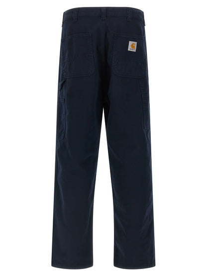 Carhartt Wip Blue Organic Cotton Casual Pants