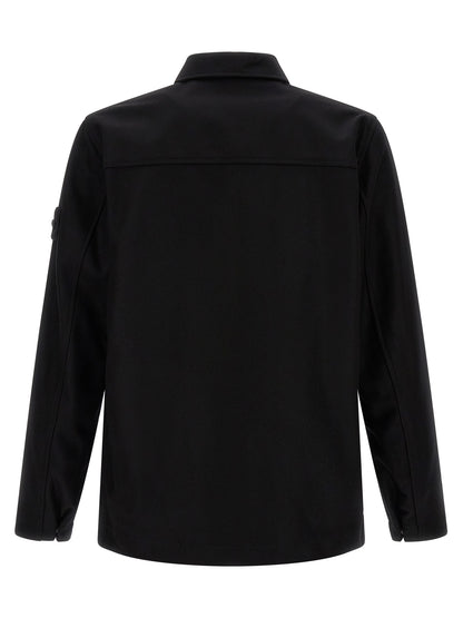 Stone Island Black Virgin Wool Blouse