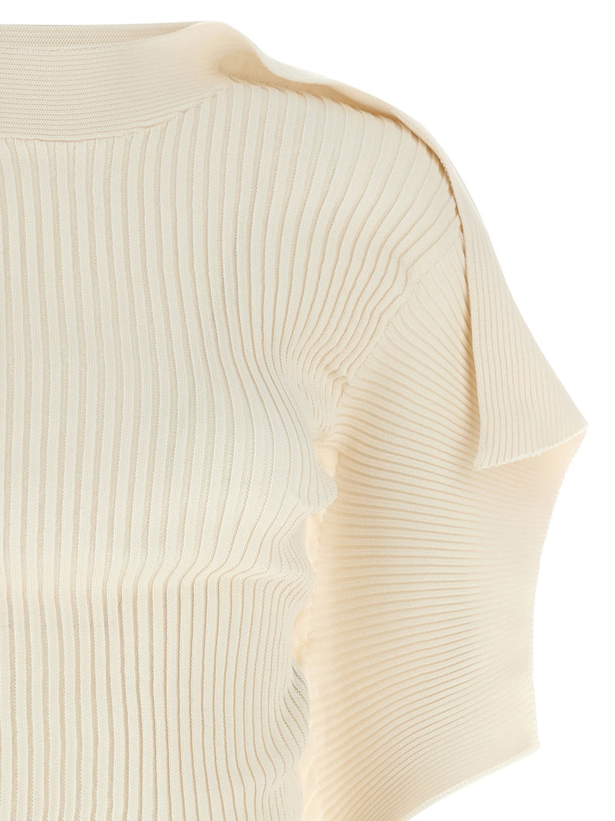 Issey Miyake White Polyester Shortsleeve Shirt