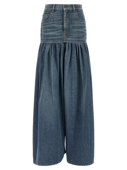 Chloé Blue Denim Skirt