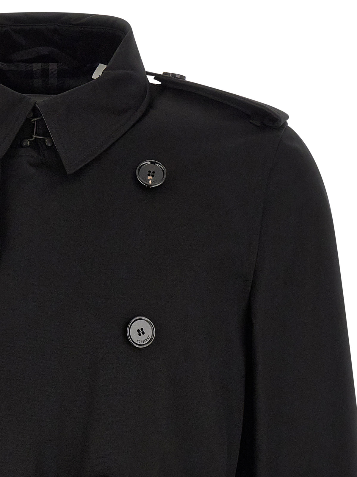 Vest by Burberry for men in leather & cotton black features a chic silhouette, expertly detailed with a refined and premium for a truly chic look.
