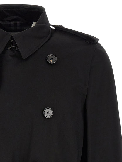 Vest by Burberry for men in leather & cotton black features a chic silhouette, expertly detailed with a refined and premium for a truly chic look.