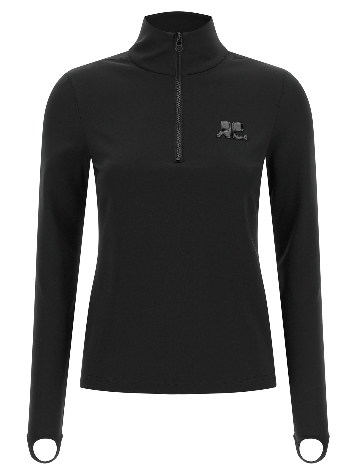 Courrèges Black Polyamide Cardigan