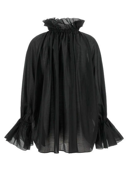 THELATEST Black Lyocell Blouse