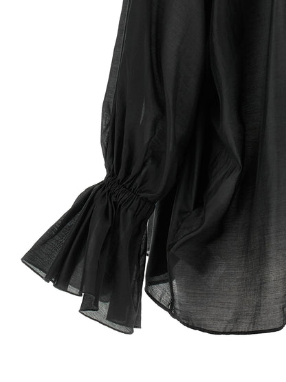 THELATEST Black Lyocell Blouse