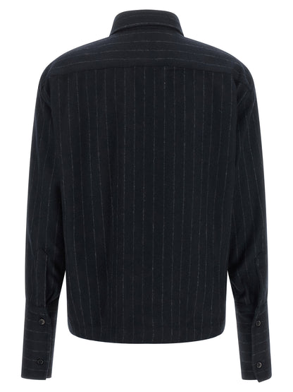 THELATEST Blue Polyamide Blouse