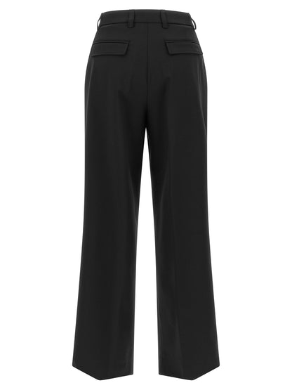 THELATEST Black Polyester Dress Pants