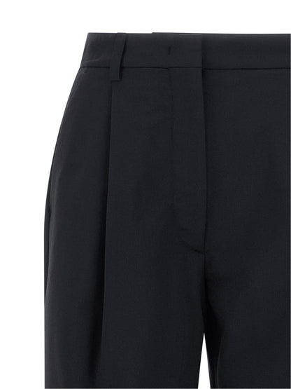 THELATEST Blue Polyester Casual Pants