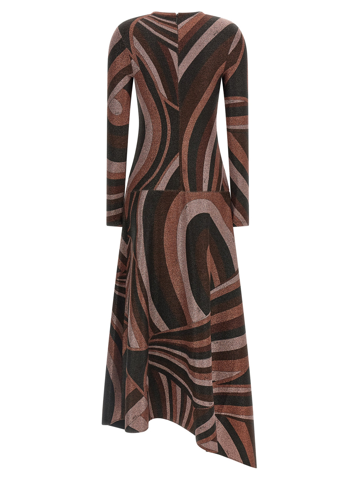 Emilio Pucci Bordeaux Polyamide Midi Dress