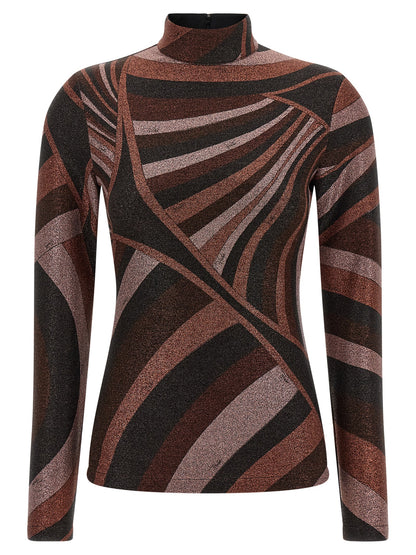 Emilio Pucci Bordeaux Polyamide Cardigan