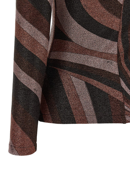 Emilio Pucci Bordeaux Polyamide Cardigan