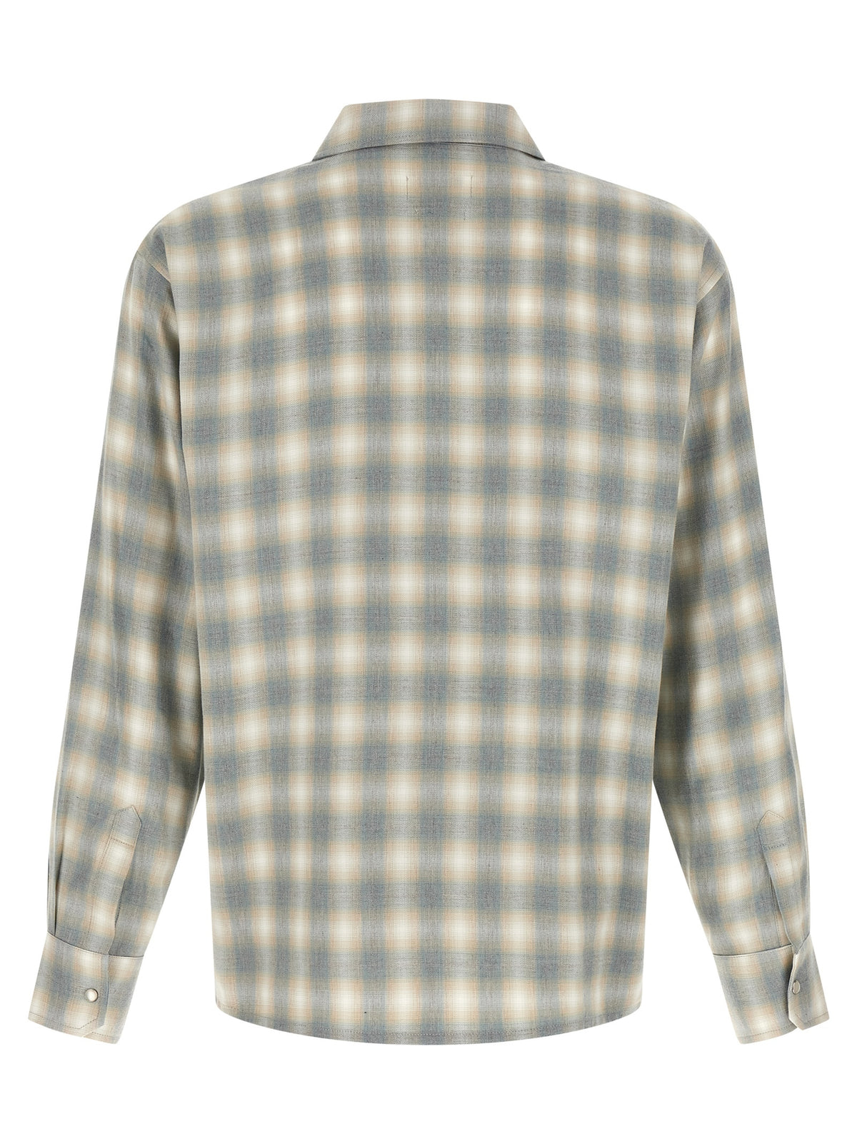 SECOND/LAYER Gray Cotton Blouse