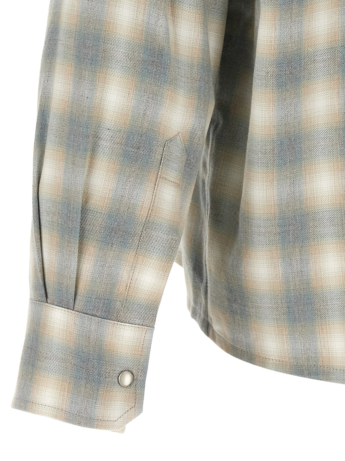SECOND/LAYER Gray Cotton Blouse